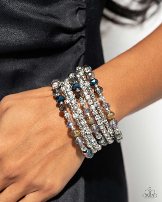 Paparazzi- Sizzling Stack - Multi Bracelet