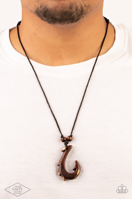 Paparazzi ~ Off The Hook~ Brown Urban Necklace