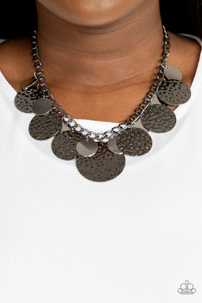 Paparazzi ~ Industrial Grade Glamour ~  Black Necklace