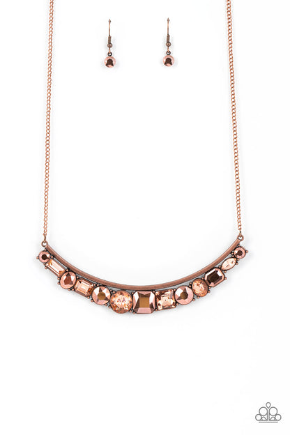 Paparazzi ~ The Only SMOKE-SHOW in Town ~ Copper Necklace