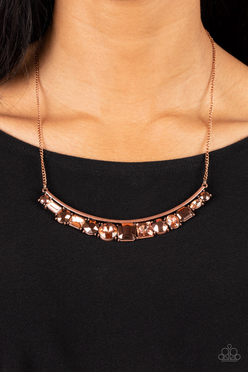 Paparazzi ~ The Only SMOKE-SHOW in Town ~ Copper Necklace