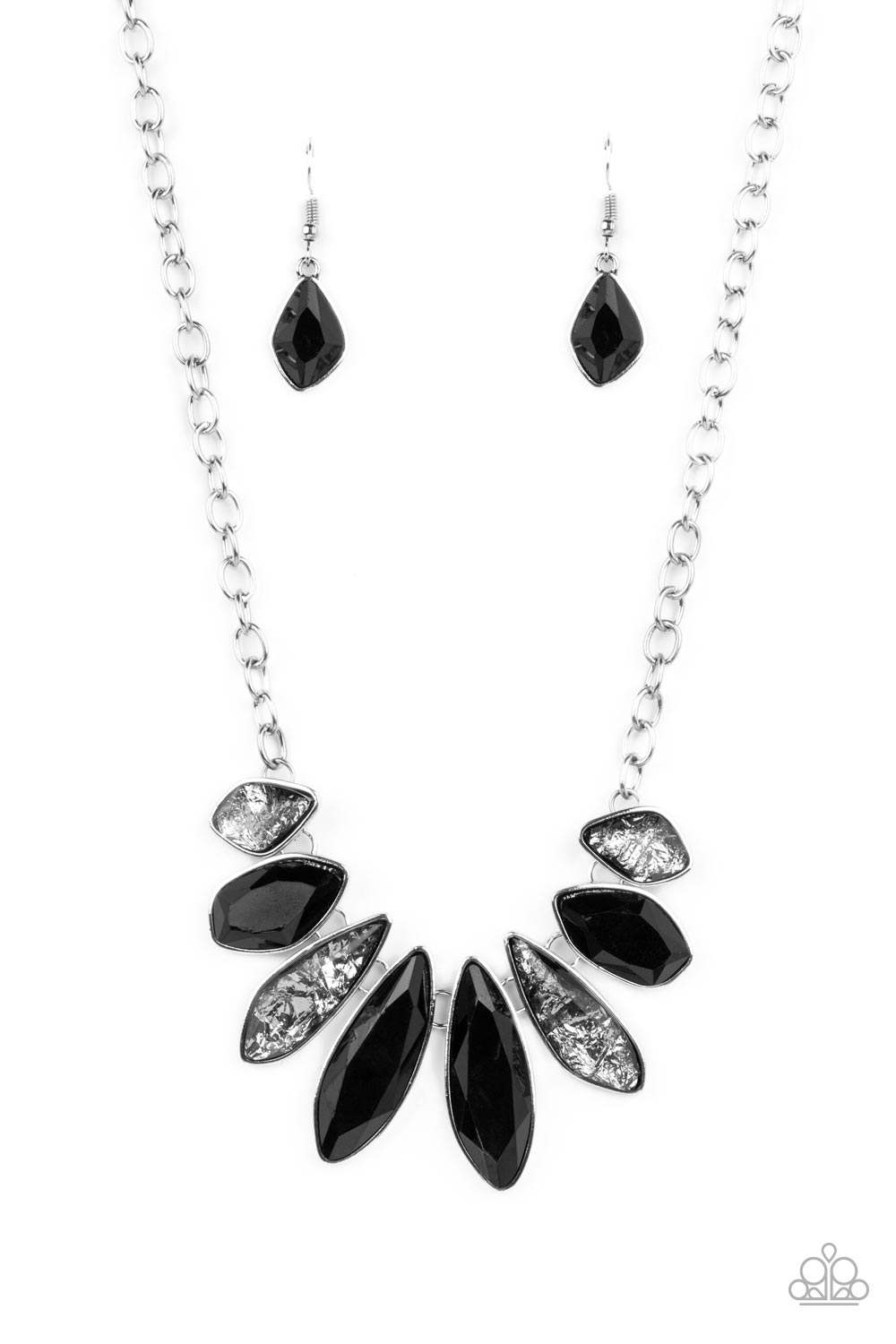 Paparazzi ~ Crystallized Couture ~ Black Necklace