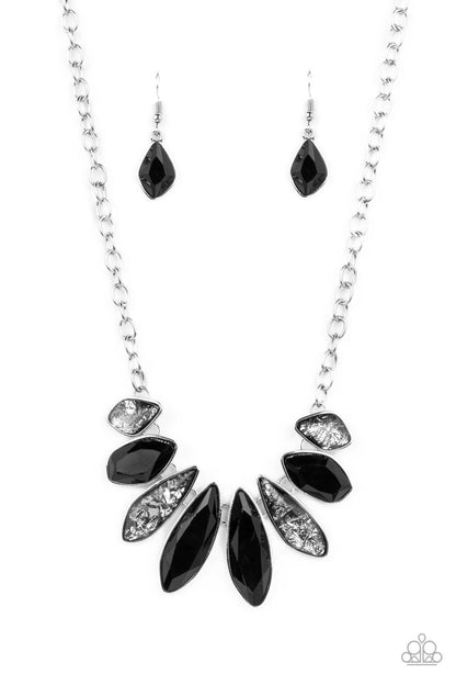 Paparazzi ~ Crystallized Couture ~ Black Necklace