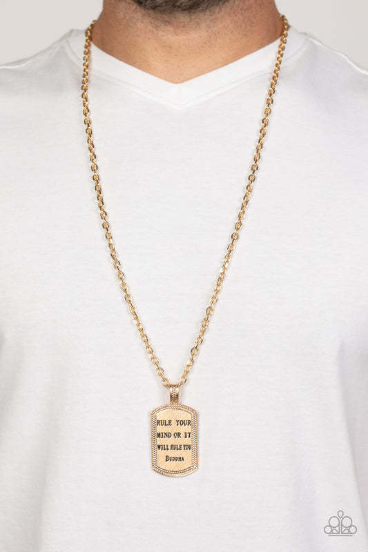 Paparazzi - Empire State of Mind - Gold Urban Necklace