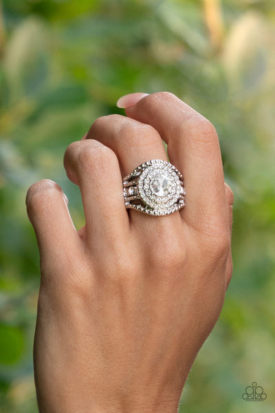 Paparazzi ~ Understated Drama ~ White Ring